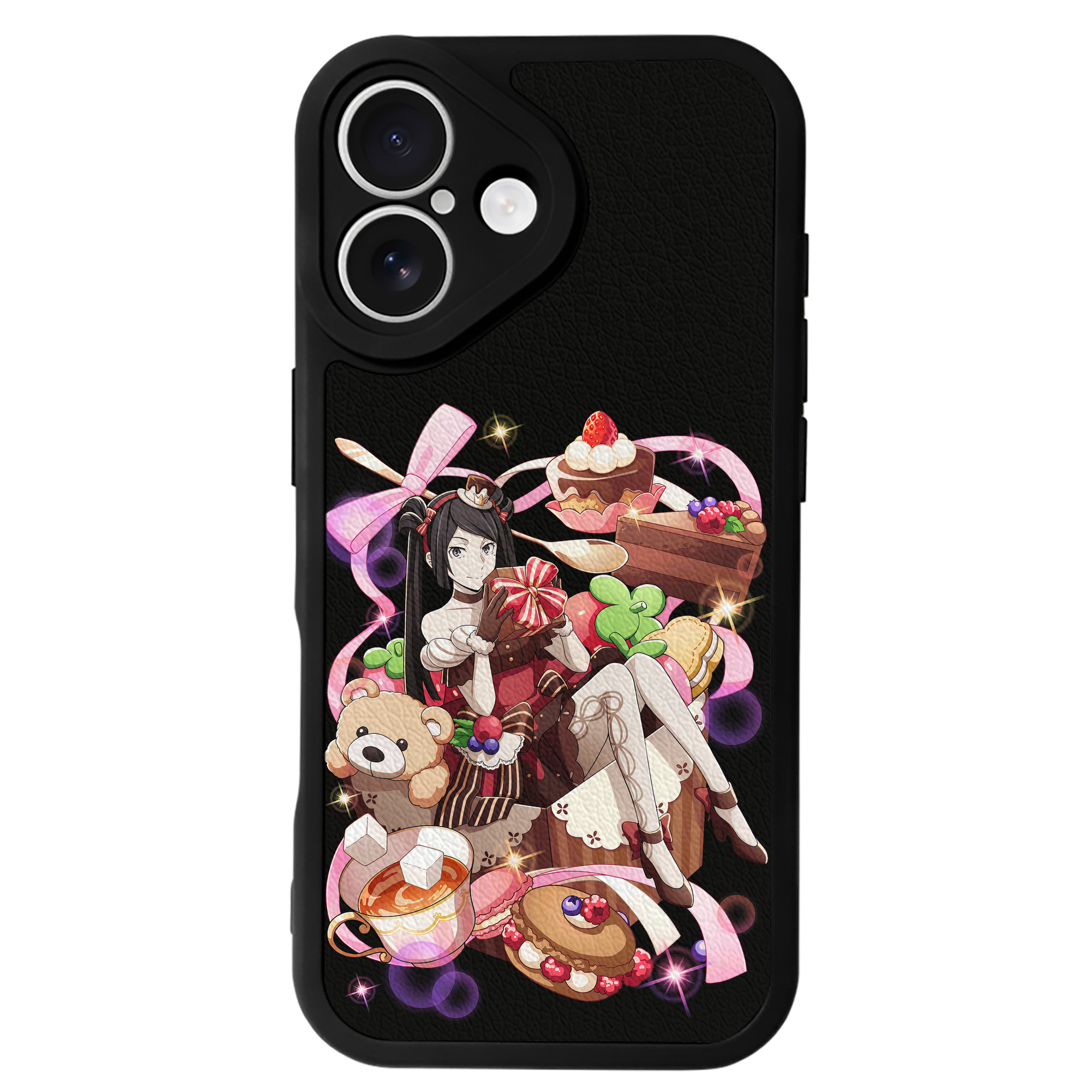 （画像用） 文豪ストレイドッグス Bungo Stray Dogs 【iPhone 16シリーズ対応】シリコンスマホケース（レザー調） 材質：シリコン